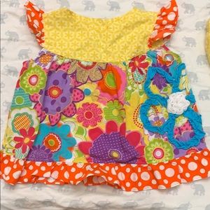 Millie Jay ruffle summer set sz 6x